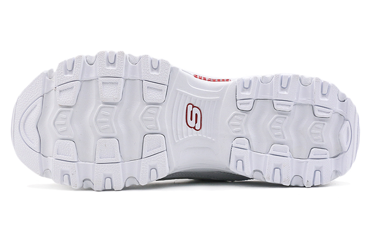 (W) Skechers D'Lites Fresh Start 'White Navy Blue Red' 圖 5