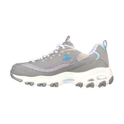 (W) Skechers D'LITES 'Glowing Path Grey Blue'