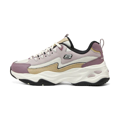(W) Skechers DLITES 1.0 'Mauve Yellow White'