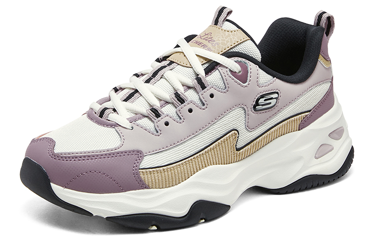 Lookbook (W) 斯凯奇 DLITES 1.0 '紫黄色白色' 896282-MVNT