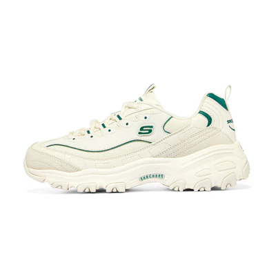 (W) Skechers D'Lites 'Green Creamwhite'
