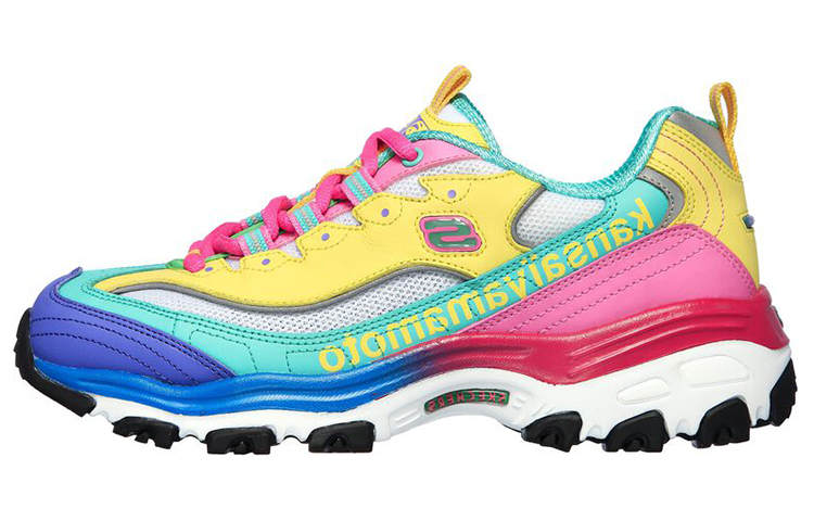 Buy (W) (女性用）スケッチャーズ D'Lites 'Hanabi カラーブロック' 149425-MULT 149425-MULT