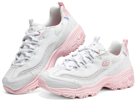 (Women) Skechers D'lites 1.0 'White Pink' 896192-WPK Shop (Women) Skechers D'lites 1.0 'White Pink' 896192-WPK