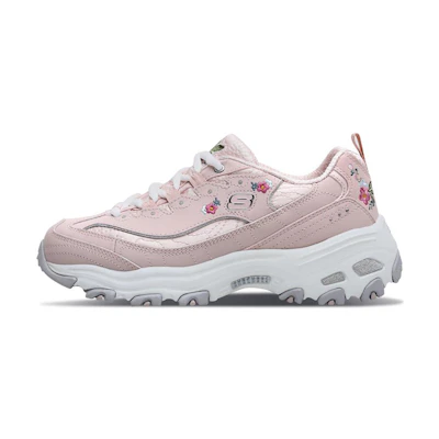 (W) Skechers D lites 1.0 Light-Pink