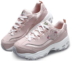 Lookbook (Women) Skechers D lites 1.0 Light-Pink 11977-LTPK