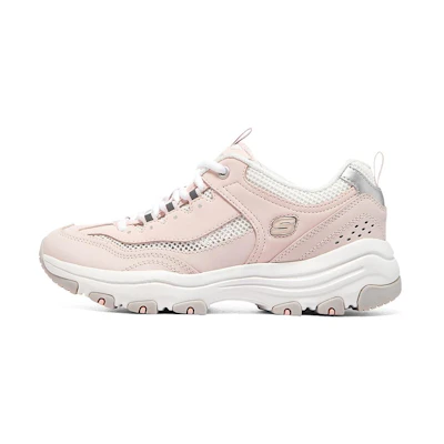 (W) Skechers D'Lites 'Light Pink Oreo'