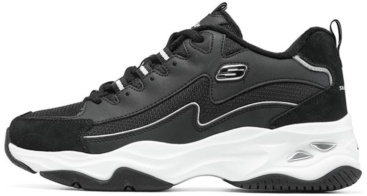 Skechers D‘LITES 閃電熊貓 加絨 低筒 爸爸鞋 女款 黑白 Buy Skechers D‘LITES 閃電熊貓 加絨 低筒 爸爸鞋 女款 黑白