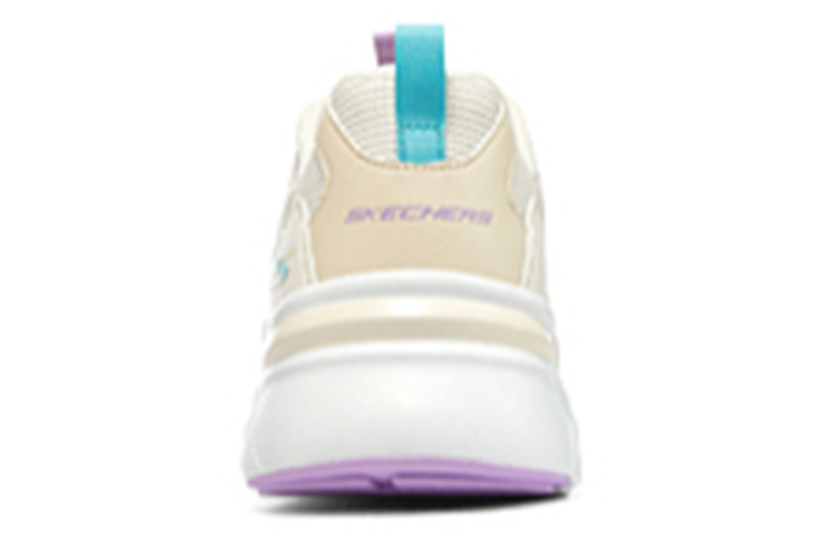 Shop Skechers D'LITES 馬卡龍 奶油馬卡龍低筒 老爸鞋 女款 淺黃色