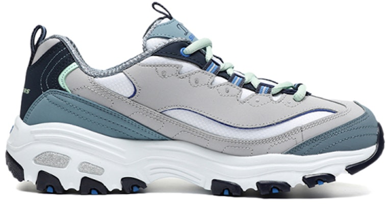 (W) スケッチャーズ D'Lites 1.0 ローカット グレー/ブルー 13143-GYBL Order (W) スケッチャーズ D'Lites 1.0 ローカット グレー/ブルー 13143-GYBL