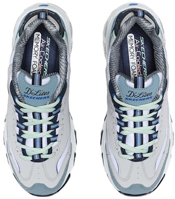 (W) スケッチャーズ D'Lites 1.0 ローカット グレー/ブルー 13143-GYBL Shop (W) スケッチャーズ D'Lites 1.0 ローカット グレー/ブルー 13143-GYBL
