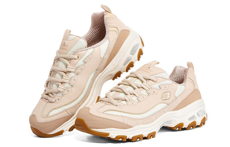 Lookbook (W) スケチャーズ D'Lites 1.0 イエロー ランニングシューズ 13143-PCH