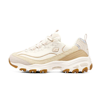 (W) Skechers DLITES 1.0 'Light Brown Beige'