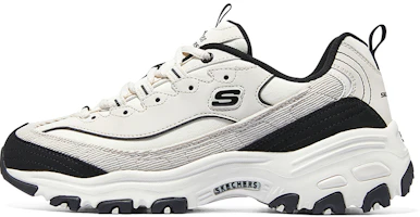 (Women) Skechers Arch Fit D'lites 'White Black' 896264-NTBK (Women) Skechers Arch Fit D'lites 'White Black' 896264-NTBK