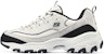 (W) Skechers Arch Fit D'lites 'Putih Hitam' 896264-NTBK