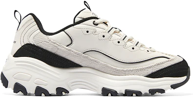 Order (Women) Skechers Arch Fit D'lites 'White Black' 896264-NTBK