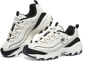 Shop (Women) Skechers Arch Fit D'lites 'White Black' 896264-NTBK