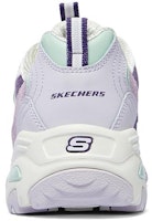 Purchase (Women) Skechers D'Lites 1.0 Shoes 'White Purple Lilac' 896276-PRMT