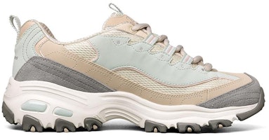 Skechers D'LITES 奶茶熊 黑白金薄荷奶綠 舒適 低筒 運動休閒鞋 女款 淺藍色 Order Skechers D'LITES 奶茶熊 黑白金薄荷奶綠 舒適 低筒 運動休閒鞋 女款 淺藍色