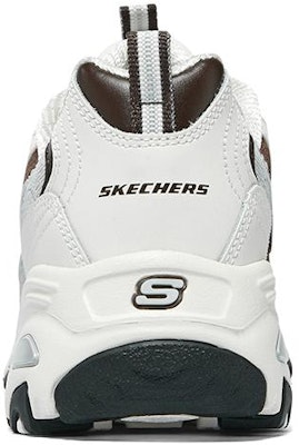 (W) Sepatu Skechers D'Lites 1.0 'Putih Abu Coklat' 896276-OWBR Purchase (W) Sepatu Skechers D'Lites 1.0 'Putih Abu Coklat' 896276-OWBR