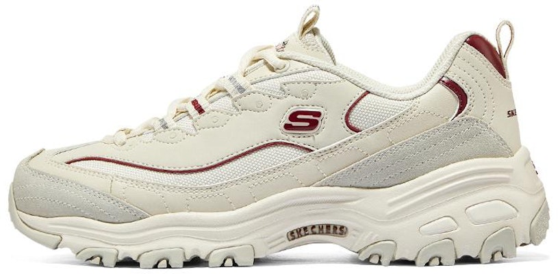 (W) Skechers DLITES 1.0 'Beige Burgundy' Bej Merah Marun 896145-NTBG Buy (W) Skechers DLITES 1.0 'Beige Burgundy' Bej Merah Marun 896145-NTBG