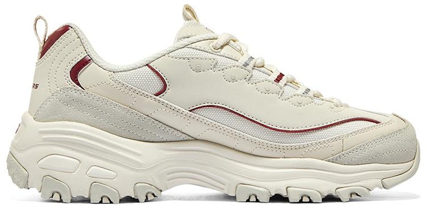 (W) Skechers DLITES 1.0 'Beige Burgundy' Bej Merah Marun 896145-NTBG Order (W) Skechers DLITES 1.0 'Beige Burgundy' Bej Merah Marun 896145-NTBG