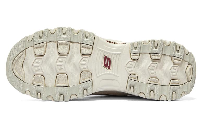 Details for (W) Skechers DLITES 1.0 'Beige Burgundy' Bej Merah Marun 896145-NTBG
