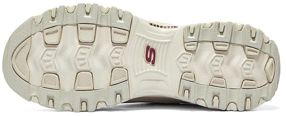 (W) Skechers DLITES 1.0 'Beige Burgundy' Bej Merah Marun 896145-NTBG Details for (W) Skechers DLITES 1.0 'Beige Burgundy' Bej Merah Marun 896145-NTBG