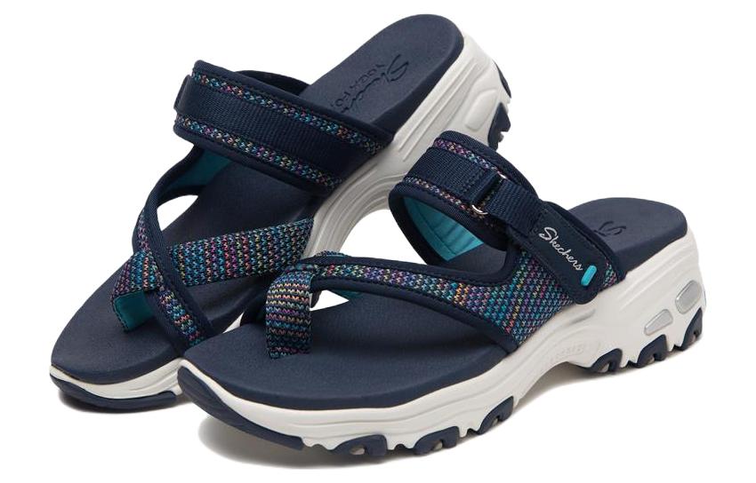 (W) Skechers D'lites 'Navy Blue Fashion Versatile Slides' 圖 3