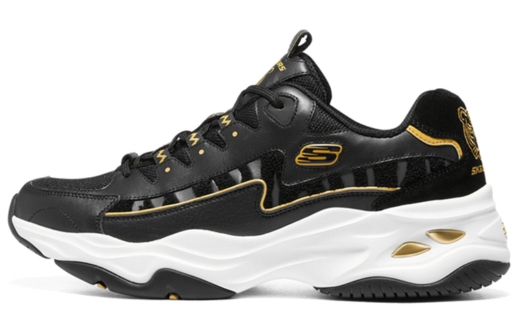 (Women) Skechers D'lites 'Black' 896069-BKGD