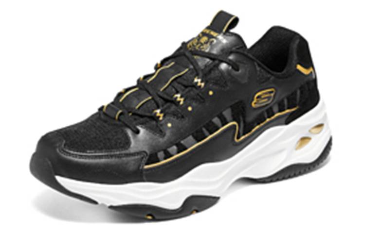 Lookbook (W) Skechers D'lites 'Negro' 896069-BKGD