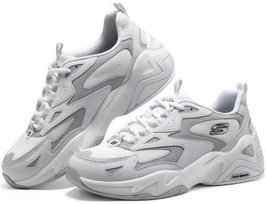 (W) 斯凯奇 DLites 超酷 Hyper Burst 休闲鞋 '灰白' 896259-WGY Lookbook (W) 斯凯奇 DLites 超酷 Hyper Burst 休闲鞋 '灰白' 896259-WGY