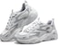 (W) Skechers DLites Hyper Burst Sneaker 'Kelabu Putih' 896259-WGY