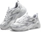 Lookbook (W) Skechers DLites Hyper Burst Sneaker 'Kelabu Putih' 896259-WGY