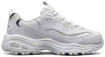 Skechers D'LITES 小白熊黑標小白熊 低筒 爸爸鞋 女款 白黑 Order Skechers D'LITES 小白熊黑標小白熊 低筒 爸爸鞋 女款 白黑