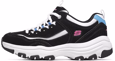 (Women) Skechers D'LITES 'Oreo Black Blue' 88888250-BKBL (Women) Skechers D'LITES 'Oreo Black Blue' 88888250-BKBL