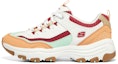 Buy Skechers D'Lites 奧利奧薄荷血橙 低筒 老爹鞋 女款 橘白紅