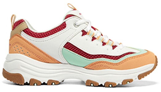 Skechers D'Lites 奧利奧薄荷血橙 低筒 老爹鞋 女款 橘白紅 Order Skechers D'Lites 奧利奧薄荷血橙 低筒 老爹鞋 女款 橘白紅