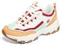 Lookbook Skechers D'Lites 奧利奧薄荷血橙 低筒 老爹鞋 女款 橘白紅