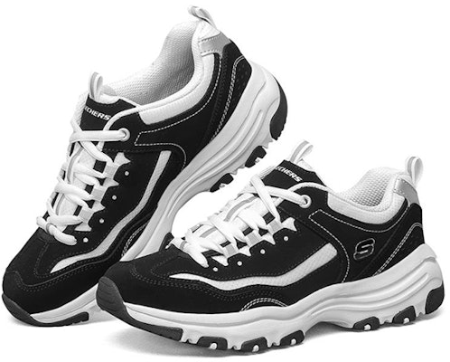 Skechers I-ConikD‘LITES 奧利奧熊貓奧利奧 透氣 低筒 跑步鞋 女款 黑白 Lookbook Skechers I-ConikD‘LITES 奧利奧熊貓奧利奧 透氣 低筒 跑步鞋 女款 黑白