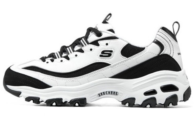(Women) Skechers DLITES 1.0 'White Black' 896121-WBK