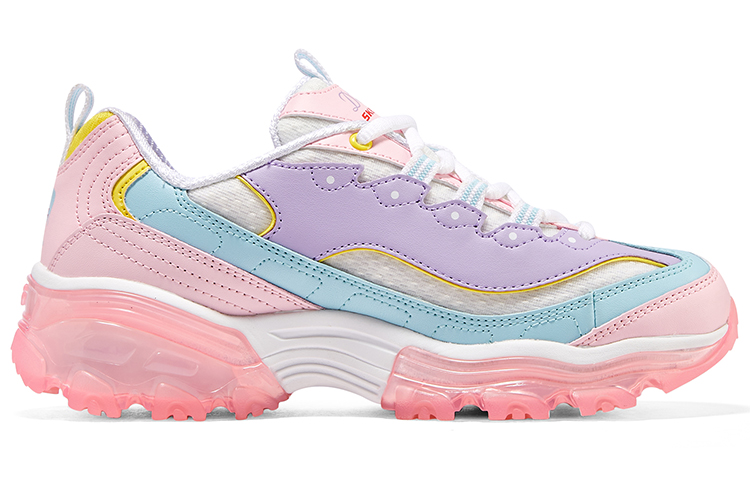 Order Skechers D'LITES 減震防滑耐磨 低筒 老爹鞋 女款 粉色