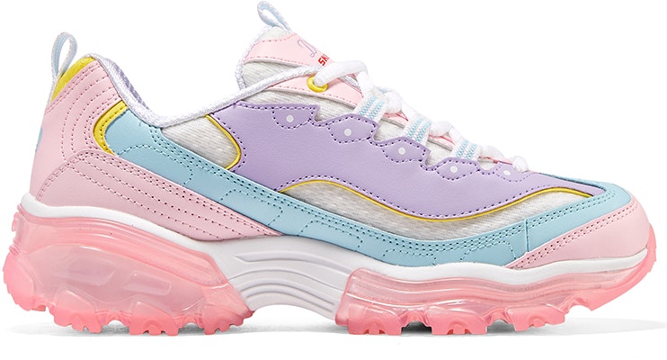 Skechers D'LITES 減震防滑耐磨 低筒 老爹鞋 女款 粉色 Order Skechers D'LITES 減震防滑耐磨 低筒 老爹鞋 女款 粉色