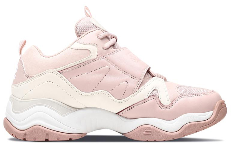 (W) Skechers D Lites Train Mid-Top Daddy Shoes Pink/White 圖 2