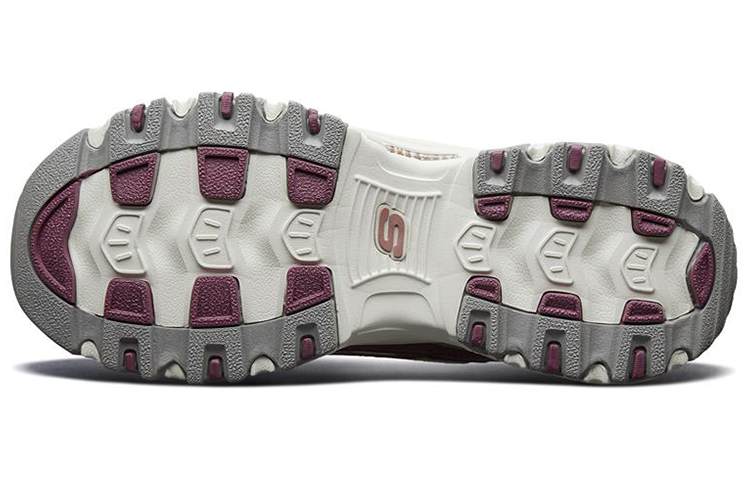 Purchase Skechers D‘LITES 奶茶熊芋圓波波 耐磨 低筒 老爹鞋 女款 紫白