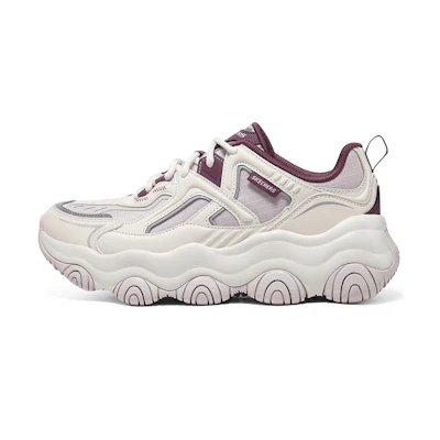 (W) Skechers D'Lites 'Purple Boba Bear'