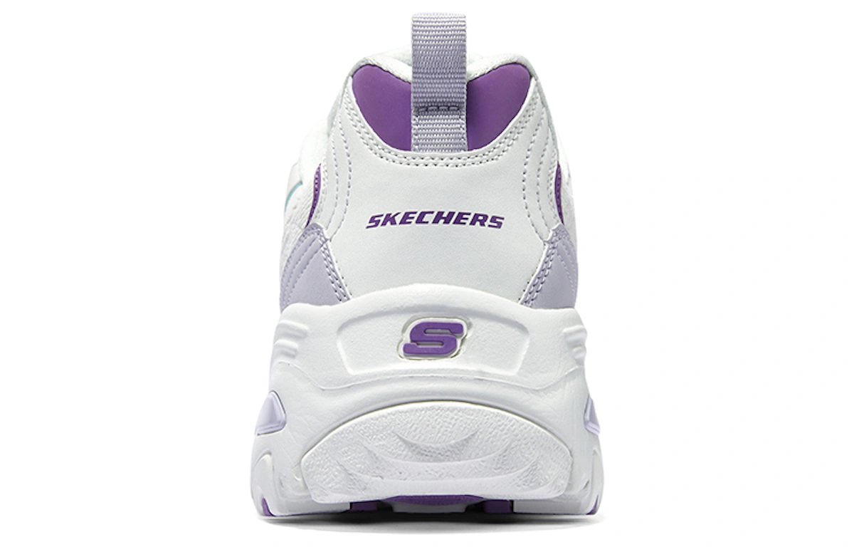 (Women) Skechers D'lites 1.0 Sneakers 'White Purple'