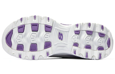 (Women) Skechers D'lites 1.0 Sneakers 'White Purple'