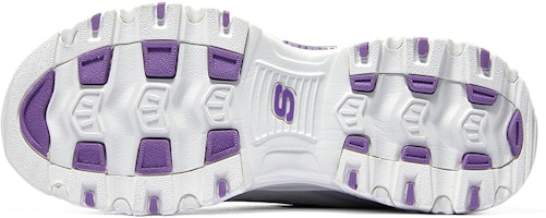 Skechers D‘LITES 奶茶熊 葡提奶凍 減震透氣 低筒 老爹鞋 女款 紫白 Details for Skechers D‘LITES 奶茶熊 葡提奶凍 減震透氣 低筒 老爹鞋 女款 紫白