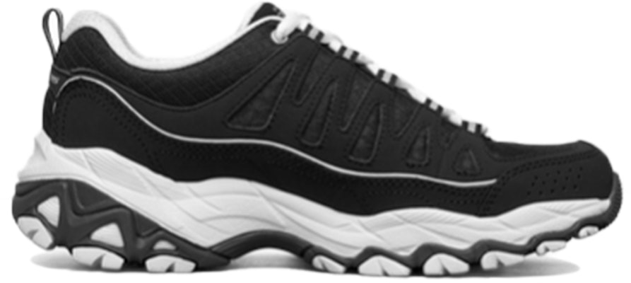 Skechers D‘Lites 復古低筒老爹鞋 女款 黑白色 Order Skechers D‘Lites 復古低筒老爹鞋 女款 黑白色