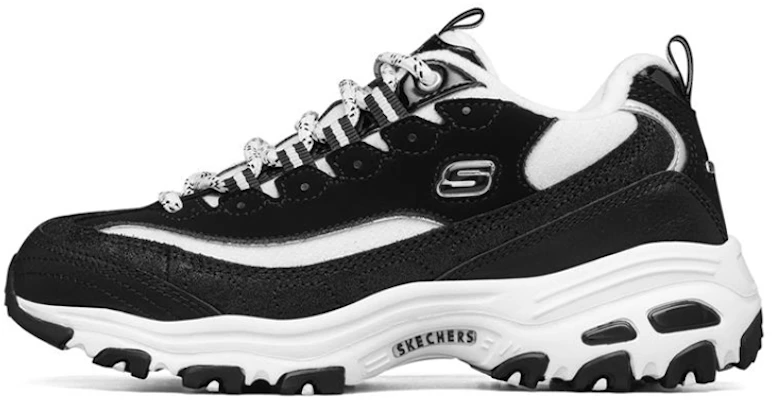 (W) 스케쳐스 딜라이트 화이트/블랙 (Skechers D'lites 화이트/블랙) 66666078-BKGY Buy (W) 스케쳐스 딜라이트 화이트/블랙 (Skechers D'lites 화이트/블랙) 66666078-BKGY